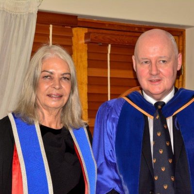 Professor Marcia Langton and Adjunct Professor Stewart Gill.